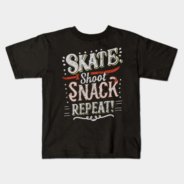 Hockey life Kids T-Shirt by NomiCrafts